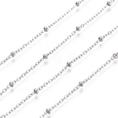 Tarnish Resistant 3.28 Feet 304 Stainless Steel Cable Chain X-CHS-L024-019P-1
