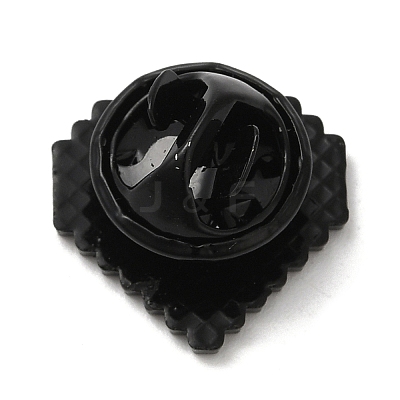 Zeld Pixel Heart Alloy Brooches JEWB-I032-05EB-01-1