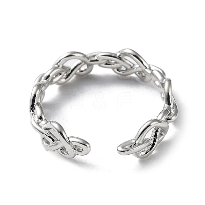Brass Open Cuff Rings for Women LS-RJEW-G296-01P-1