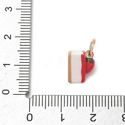Spray Painted Brass Charms KK-CBAEB58-02A-1