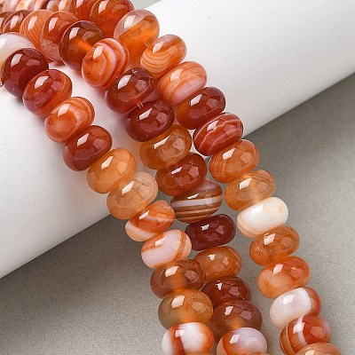 Natural Red Agate Beads Strands G-H295-C03-20-1