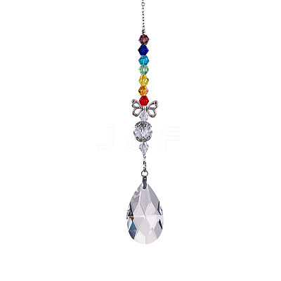 Crystal Glass Sun Catcher Pendant PW-WG98A1B-01-1