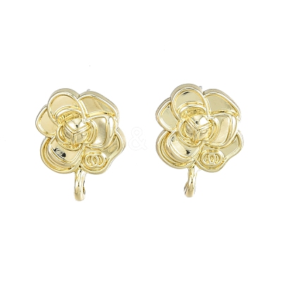 Alloy Stud Earring Findings PALLOY-N150-80LG-1