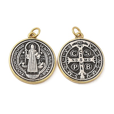 Brass Pendants KK-Z028-15G-1