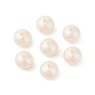 ABS Plastic Imitation Pearl Beads OACR-B026-04-1