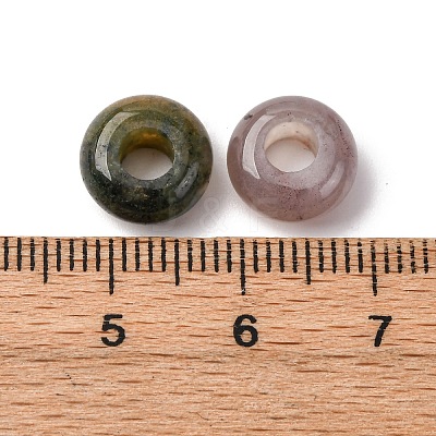 Natural Indian Agate European Beads G-Q503-03-1