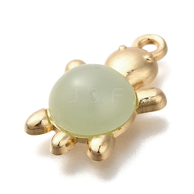 Acrylic Alloy Pendants FIND-M041-03B-1