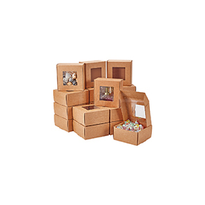 Paper Candy Storage Box CON-WH0084-95A-1
