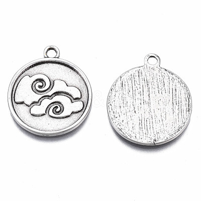 Tibetan Style Alloy Pendant Enamel Settings PALLOY-S120-285-NR-1