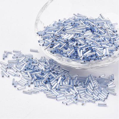 Glass Bugle Beads SEED-E001-9mm-32-1