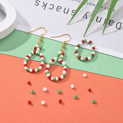 6500Pcs 300G 3 Colors Glass Seed Beads SEED-LS0001-07-1