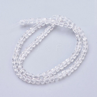 Glass Bead Strands GLAA-R041-4x4mm-24-1