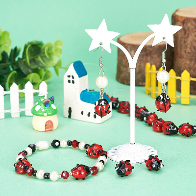 Handmade Lampwork Beads Strands LAMP-TA0002-01-1