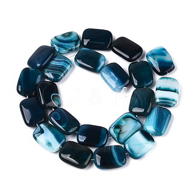 Natural Agate Beads Strands G-N356-03A-06-1