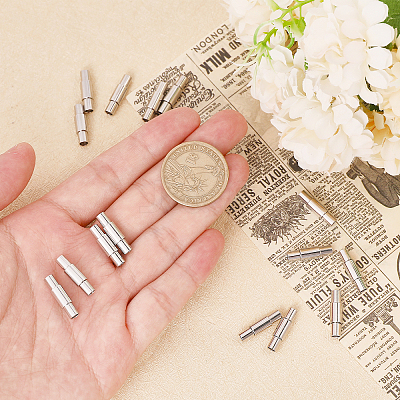 10Pcs Brass Screw Clasps KK-CA0002-71-1