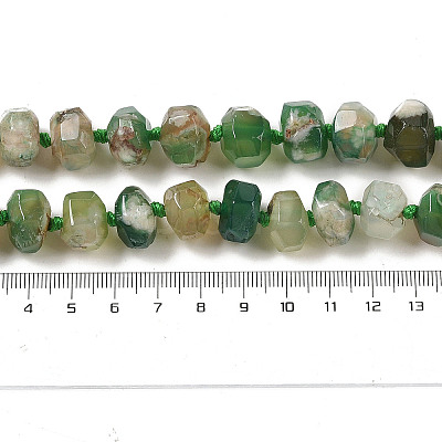 Natural Cherry Blossom Agate Beads Strands G-P535-I02-01B-1