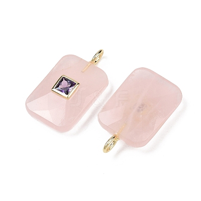 Natural Rose Quartz Pendants LS-G-I391-03G-11-1