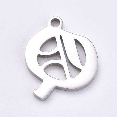 304 Stainless Steel Pendants STAS-CJC0001-22Q-1
