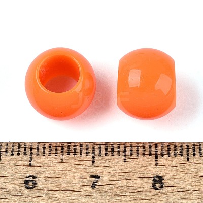 Opaque Acrylic Beads SACR-N018-05D-1