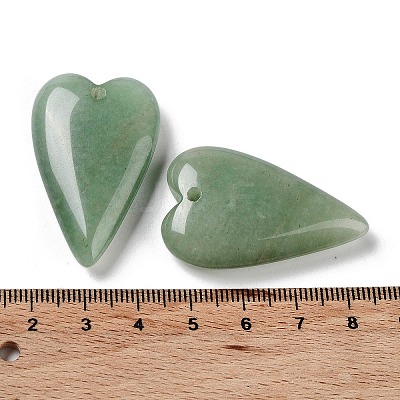 Natural Green Aventurine Pendants G-D087-02F-1