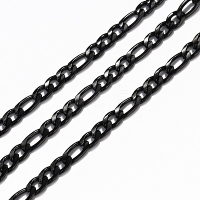 304 Stainless Steel Figaro Chains CHS-H007-30B-1-1