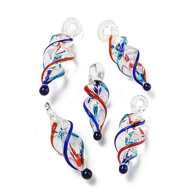 Handmade Lampwork Pendants LAMP-N025-02A-1