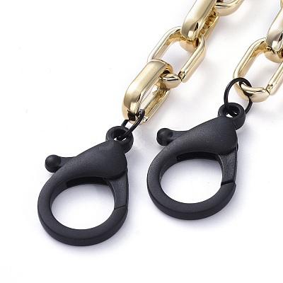 Personalized CCB Plastic Cable Chain Necklaces NJEW-JN02882-1