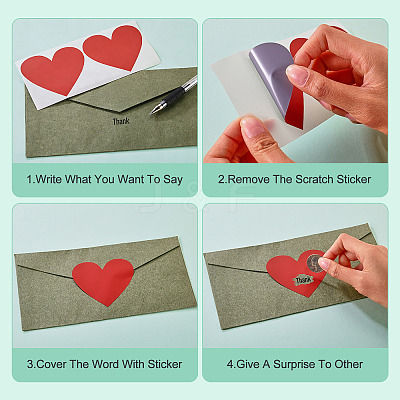 50Pcs Coated Scratch Off Film Password Sticker DIY-TA0015-46A-1