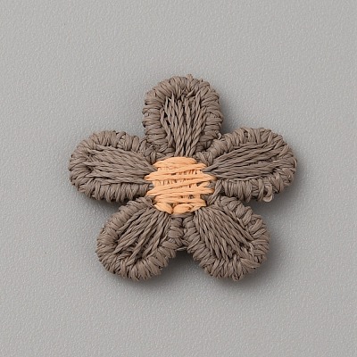Two Tone Polyester Knitted Ornament Accessories DIY-WH0308-417H-1