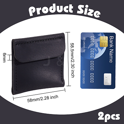 Cowhide Ring Storage Bags ABAG-WH0031-36A-1