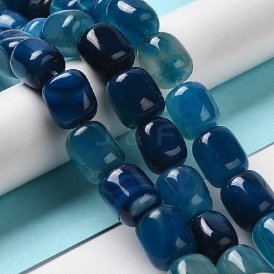 Natural Agate Beads Strands G-H295-F01-04-1