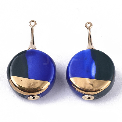 Tri-color Handmade Porcelain Pendants PORC-S501-015A-1