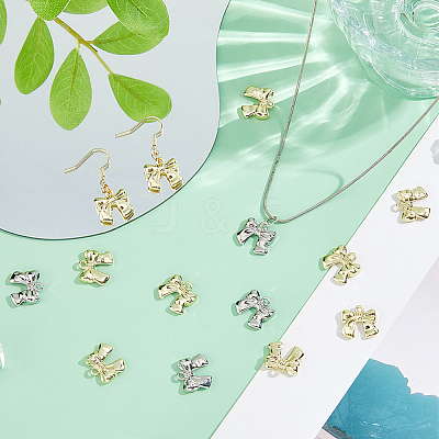 40Pcs 2 Colors Alloy Pendants FIND-DC0007-31-1
