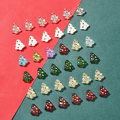 6Pcs Handmade Bumpy Glass Beads Strands LAMP-FS0001-16C-1