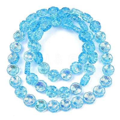 Czech Pressed Glass Beads GLAA-I061-30-1