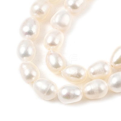 Natural Cultured Freshwater Pearl Beads Strands PEAR-I007-01B-04B-1