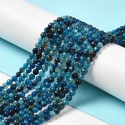 Natural Agate Beads Strands X-G-H302-A01-02-1