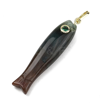 Natural Indian Agate Carved Pendants GG-CBA8D06-01G-11-1