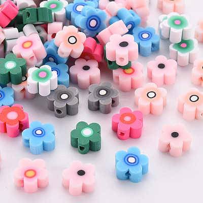 Handmade Polymer Clay Beads X-CLAY-N008-010-1