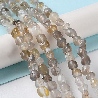 Natural Agate Beads Strands G-D081-A04-1