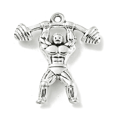 Tibetan Style Alloy Pendants TIBE-Q098-12B-1