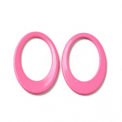 Spray Painted 201 Stainless Steel Linking Rings STAS-G304-05D-1