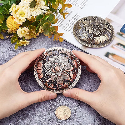 Alloy Incense Burner Cover AJEW-WH0244-03AB-1