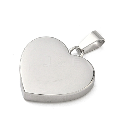 Ion Plating(IP) Fashionable 304 Stainless Steel Stamping Blank Tag Pendants STAS-J002B-01-M-1