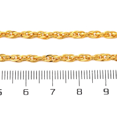 Brass Rope Chains Necklaces for Women NJEW-D302-62G-1