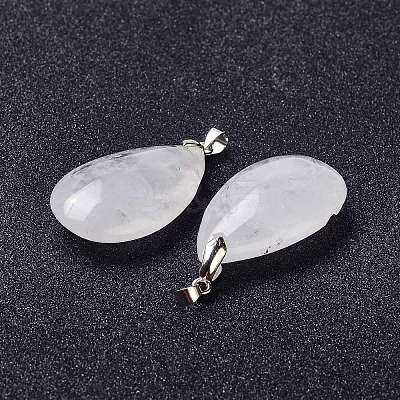 Natural Quartz Crystal Pendants X-G-D084-01P-B17-1