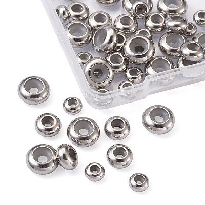 304 Stainless Steel Beads STAS-CD0001-05P-1