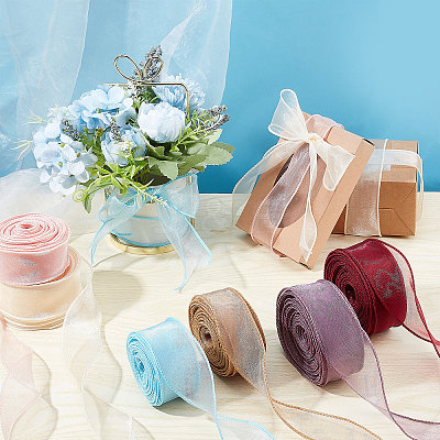 Polyester Ribbon DIY-WH0325-44D-1