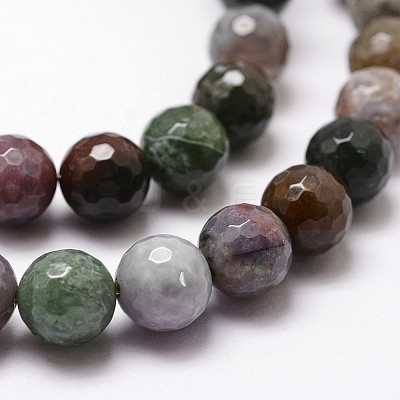 Natural Indian Agate Beads Strands X-G-D840-51-12mm-1