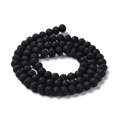 Glass Beads Strands EGLA-A034-P3mm-MD-M-1